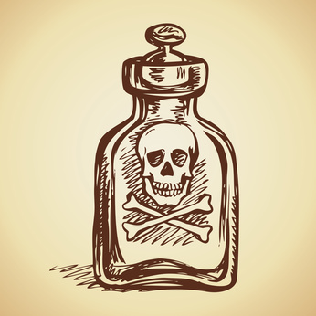 Scary Bottle of Poison