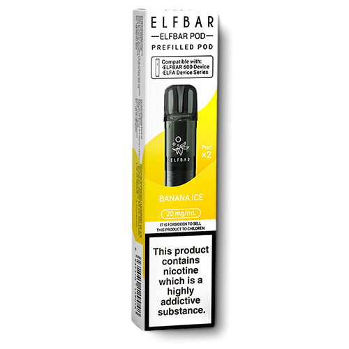 Elf Bar 600 Banana Ice Pods | 3 for 11 E-Cigarette Direct Elf Bar 600 Banana Ice Pods | 3 for 11 E-Cigarette Direct