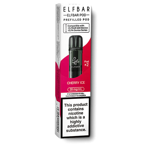 Elf Bar 600 Cherry Ice Pods | 3 for 11 E-Cigarette Direct Elf Bar 600 Cherry Ice Pods | 3 for 11 E-Cigarette Direct