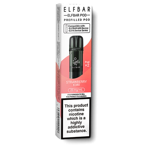 Elf Bar 600 Strawberry Kiwi Pods | 3 for 11 E-Cigarette Direct Elf Bar 600 Strawberry Kiwi Pods | 3 for 11 E-Cigarette Direct