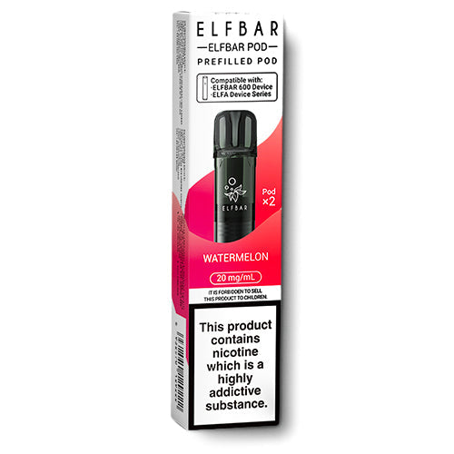 Elf Bar 600 Watermelon Pods | 3 for 11 E-Cigarette Direct Elf Bar 600 Watermelon Pods | 3 for 11 E-Cigarette Direct