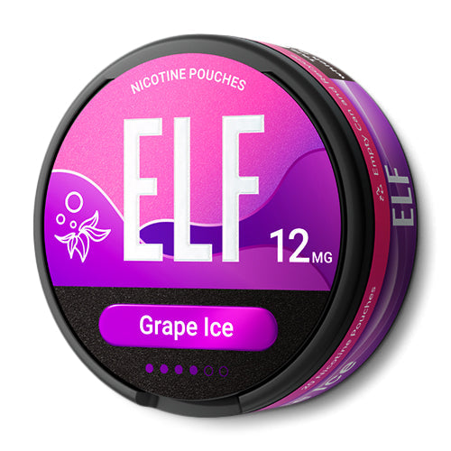 Elf Grape Ice Nicotine Pouches | From 3.33 | E-Cigarette Direct