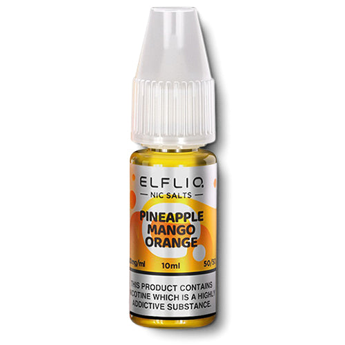 Pineapple Mango Orange Nic Salt By Elfbar Elfliq | 5 for 12.50 E-Cigarette Direct Pineapple Mango Orange Nic Salt By Elfbar Elfliq | 5 for 12.50 E-Cigarette Direct