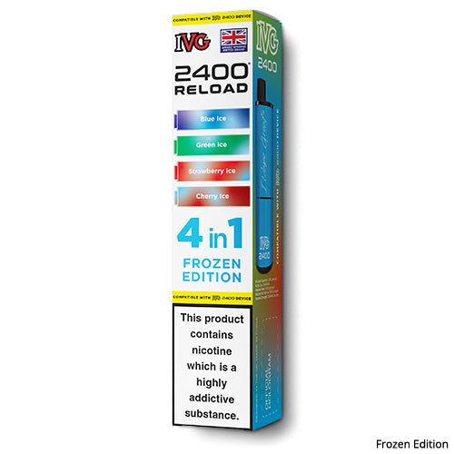 IVG 2400 Frozen Edition Pod Refills | 4 Flavours in One | 3 for 17 E-Cigarette Direct IVG 2400 Frozen Edition Pod Refills | 4 Flavours in One | 3 for 17 E-Cigarette Direct