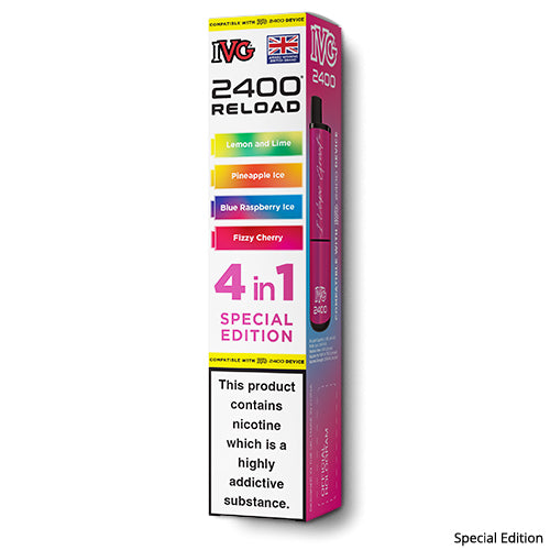 IVG 2400 Special Edition Pod Refills | 4 Flavours in One | 3 for 17 E-Cigarette Direct IVG 2400 Special Edition Pod Refills | 4 Flavours in One | 3 for 17 E-Cigarette Direct