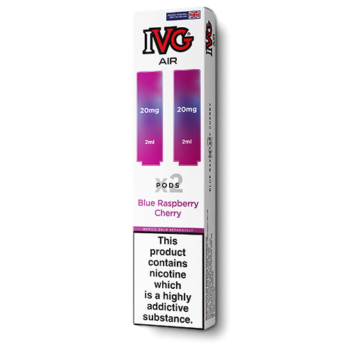 ivg air blue IVG Air Blue Raspberry Cherry Pods | 3 for £11