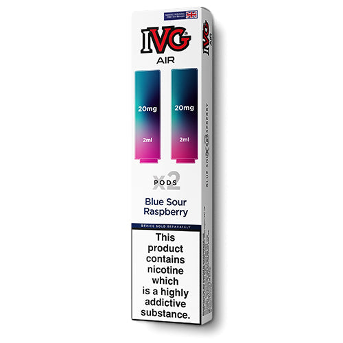 IVG Air Blue Sour Raspberry Pods | 3 for £11