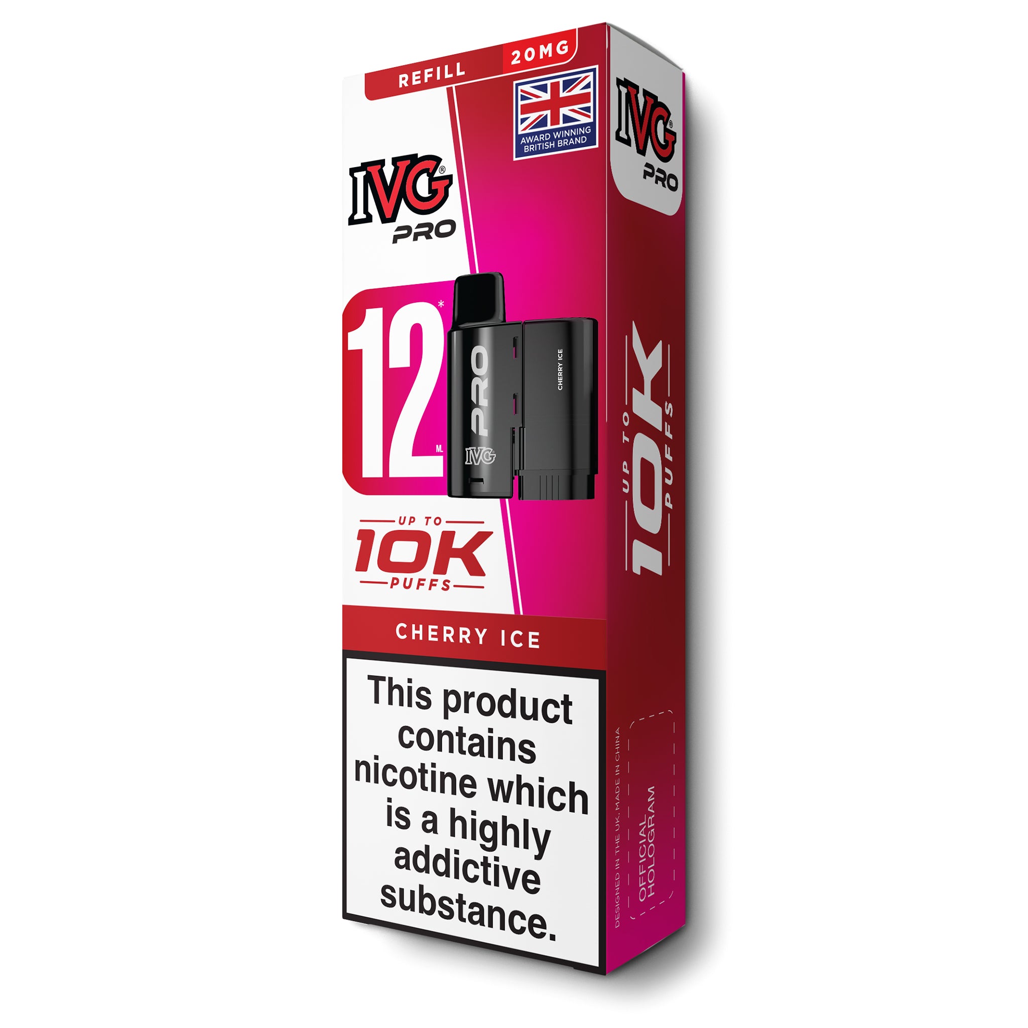 IVG Pro 12 Cherry Ice Refill Pod | £5.99