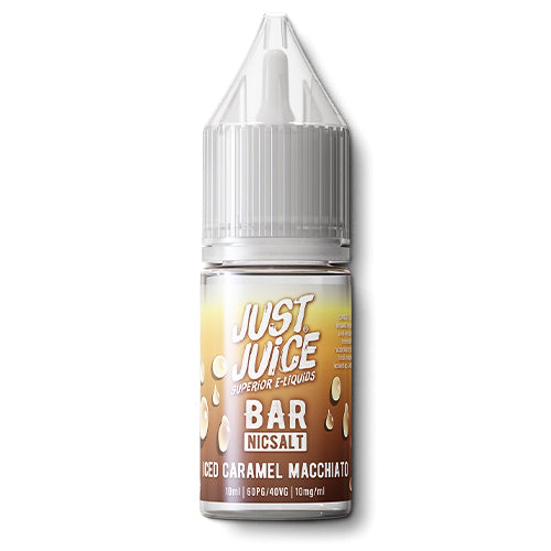 Just Juice Bar Nic Salt Iced Caramel Macchiato | From 3.33  E-Cigarette  Direct