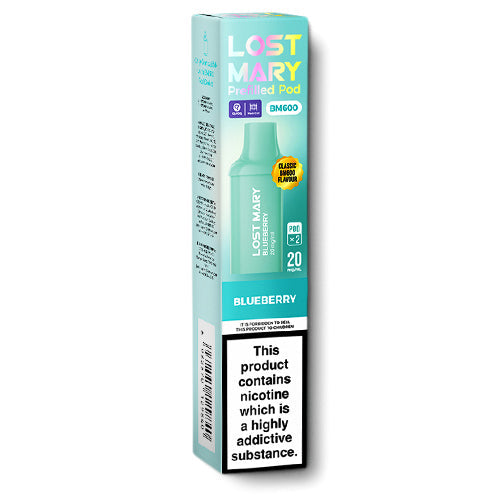 Lost Mary BM600 Blueberry Prefilled Pods | E-Cigarette Direct Lost Mary BM600 Blueberry Prefilled Pods | E-Cigarette Direct