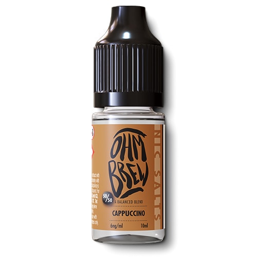 cappuccino vape juice Ohm Brew Salts Cappuccino | From £2.50