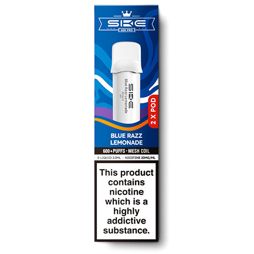 SKE 600 Pro Prefilled Pods Blue Razz Lemonade | E-Cigarette Direct