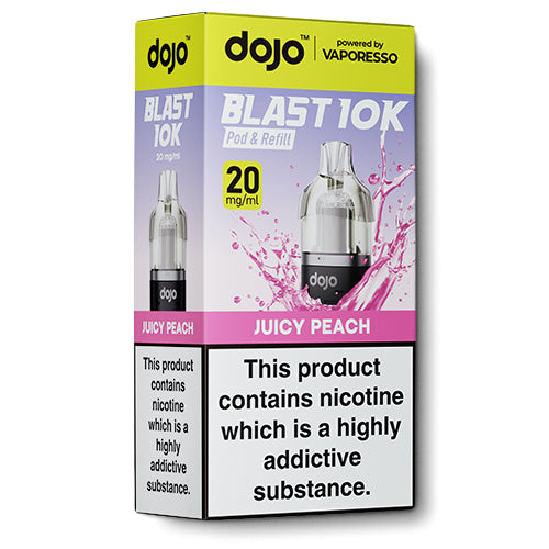 Dojo Blast 10k Juicy Peach Pod & Refill | | Just 4.99  E-Cigarette Direct