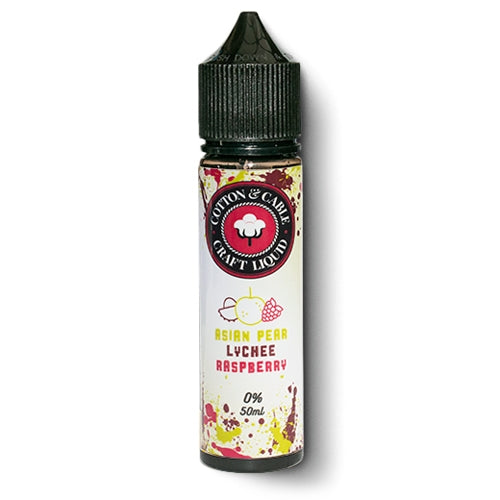 Cotton & Cable Asian Pear, Lychee and Raspberry | From 7.50 | Free Nic Shot E-Cigarette Direct Cotton & Cable Asian Pear, Lychee and Raspberry | From 7.50 | Free Nic Shot E-Cigarette Direct