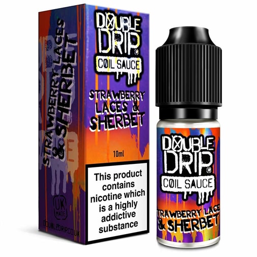 Double Drip Strawberry Laces & Sherbet | From 3.33  E-Cigarette Direct