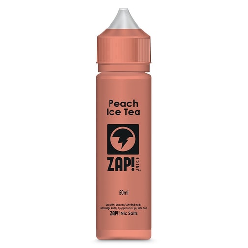 Zap! Juice Peach Ice Tea 50ml | From 7.50 | Free Nic Shot E-Cigarette Direct Zap! Juice Peach Ice Tea 50ml | From 7.50 | Free Nic Shot E-Cigarette Direct
