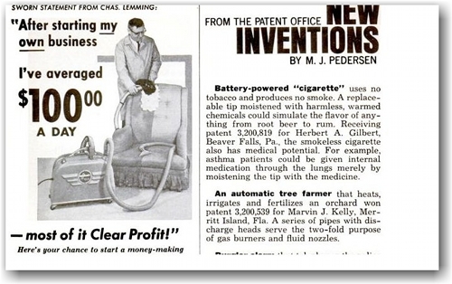 This early smokeless cigarette offers a fascinating glimpse into the history of the e-cigarette. 