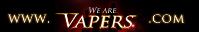 We are vapers Banner