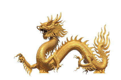 A Golden Dragon. 