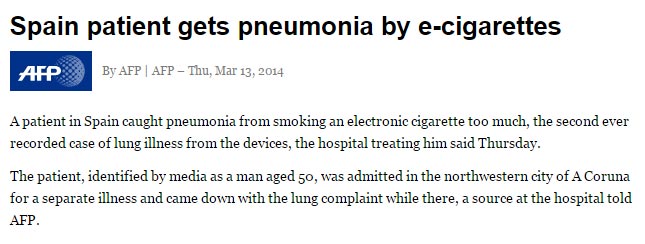 Yahoo News Vaper Pneumonia