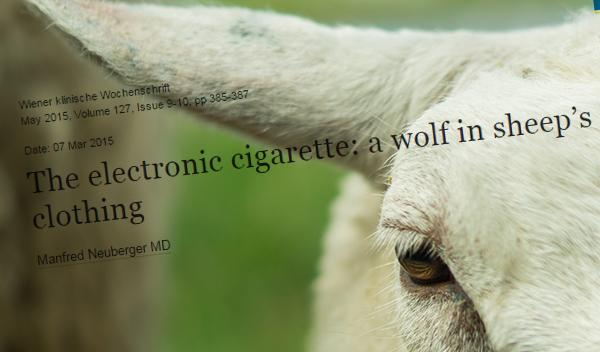 e-cigarette wolf sheep clothing