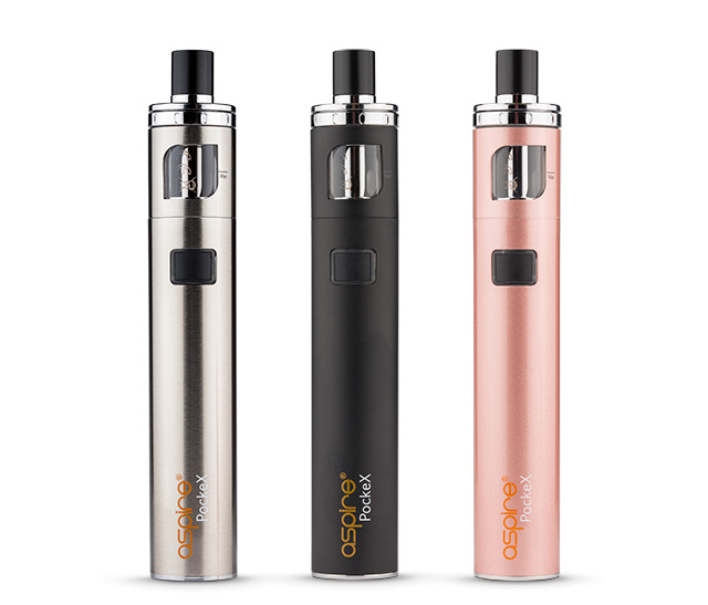 Aspire PockeX All In One Silver, Black and Rose Gold