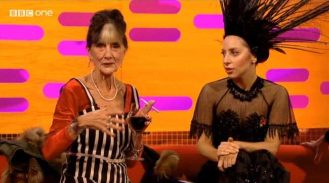 June Brown and Lady Gaga on the Graham Norton show