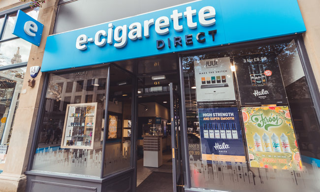 E-Cigarette Direct shop.