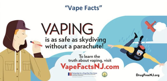 Vaping is as safe as skydiving without a parachute.