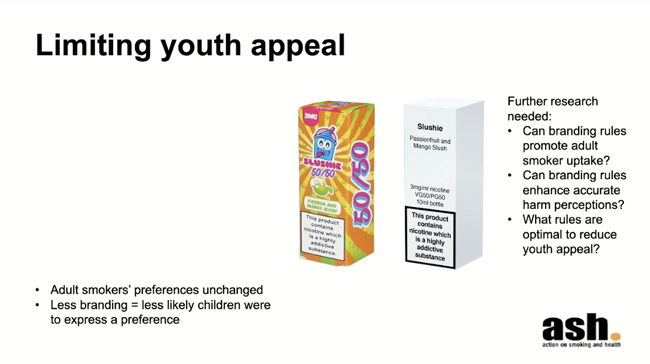 How changes in branding limits youth appeal of vaping. 