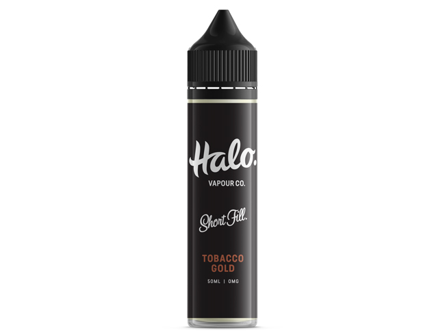 Image of Halo Tobacco Gold vape juice bottle
