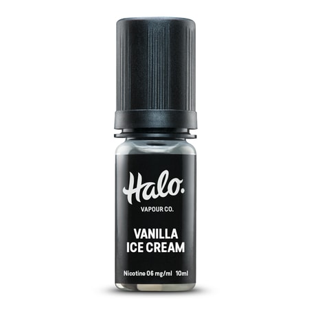 Halo Vanilla Ice Cream bottle. 