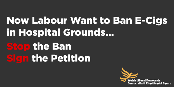 Now Labour Want To Ban E-Cigs in Hospital Grounds...