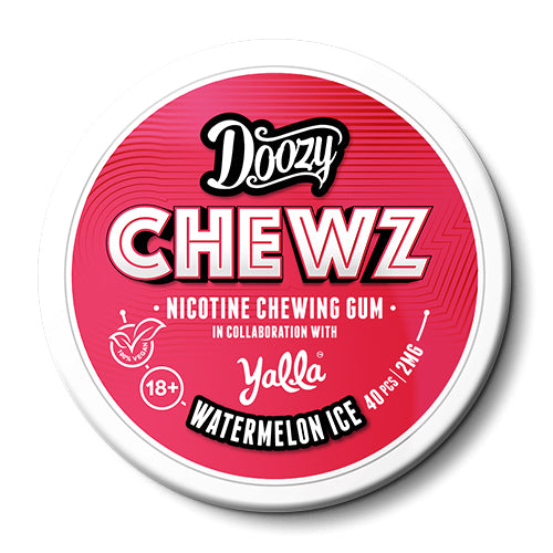 Doozy Chewz Nicotine Gum Watermelon Ice