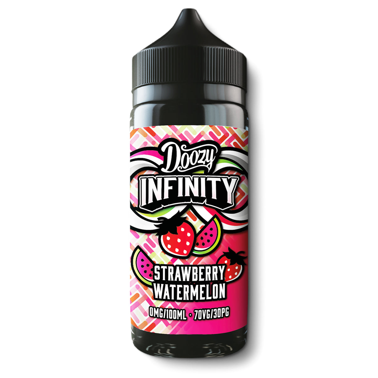 Doozy Infinity Shortfill Strawberry Watermelon vape juice bottle