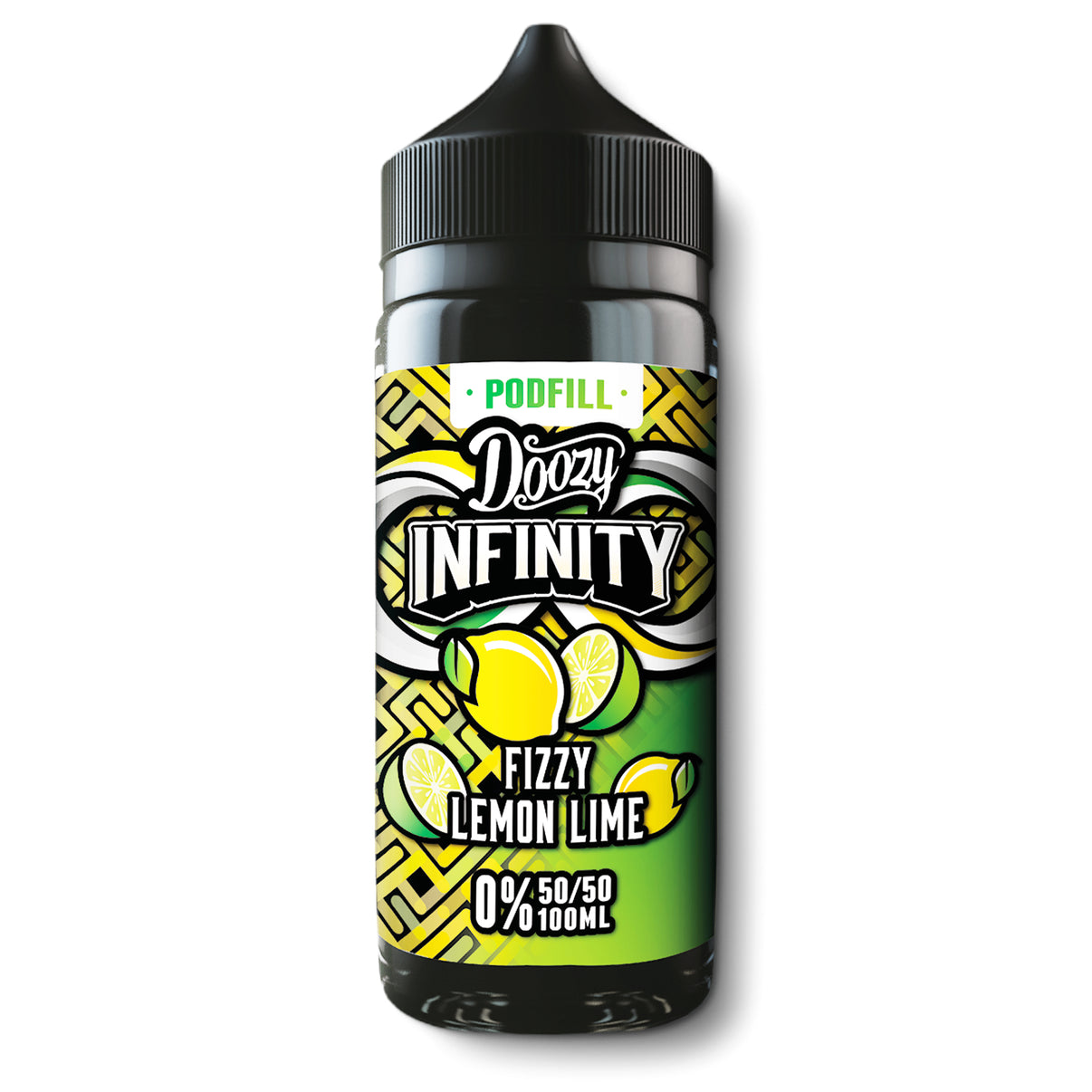 Doozy Infinity Podfill Fizzy Lemon Lime vape juice bottle