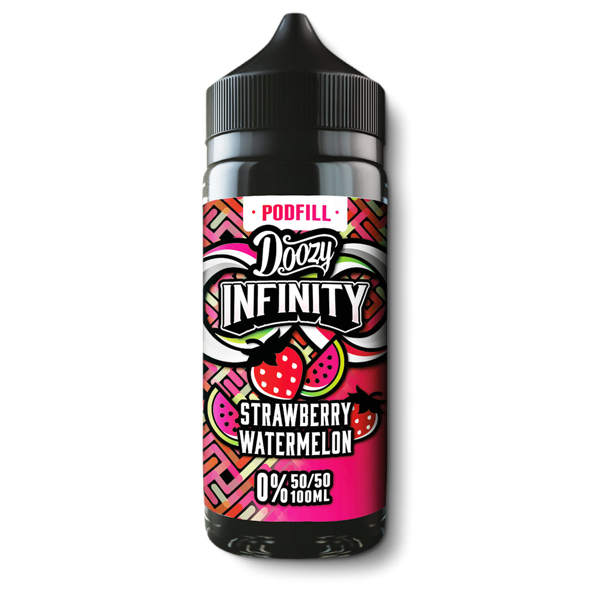 Doozy Infinity Podfill Strawberry Watermelon vape juice bottle