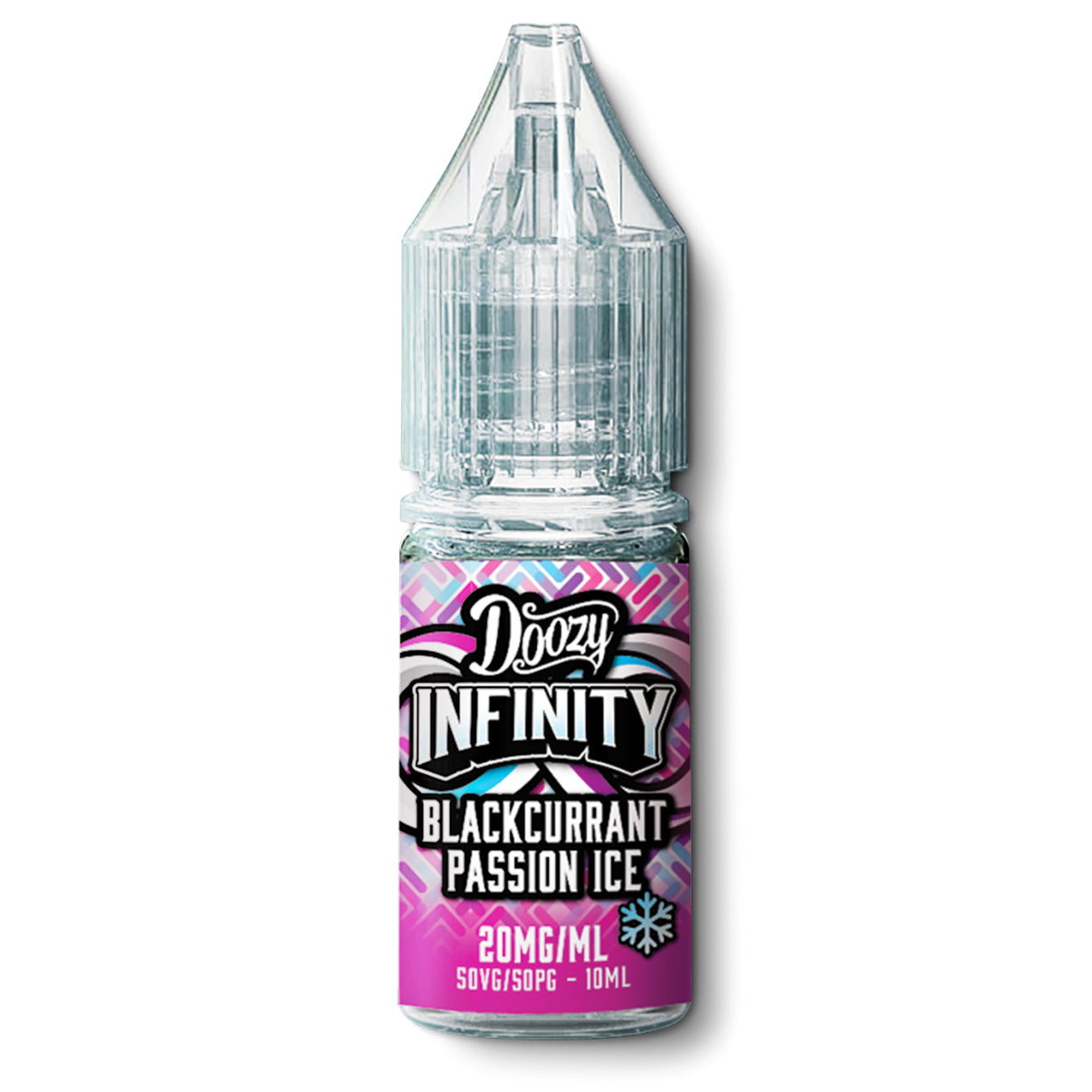 Doozy Infinity Salts Blackcurrant Passion Ice vape juice bottle