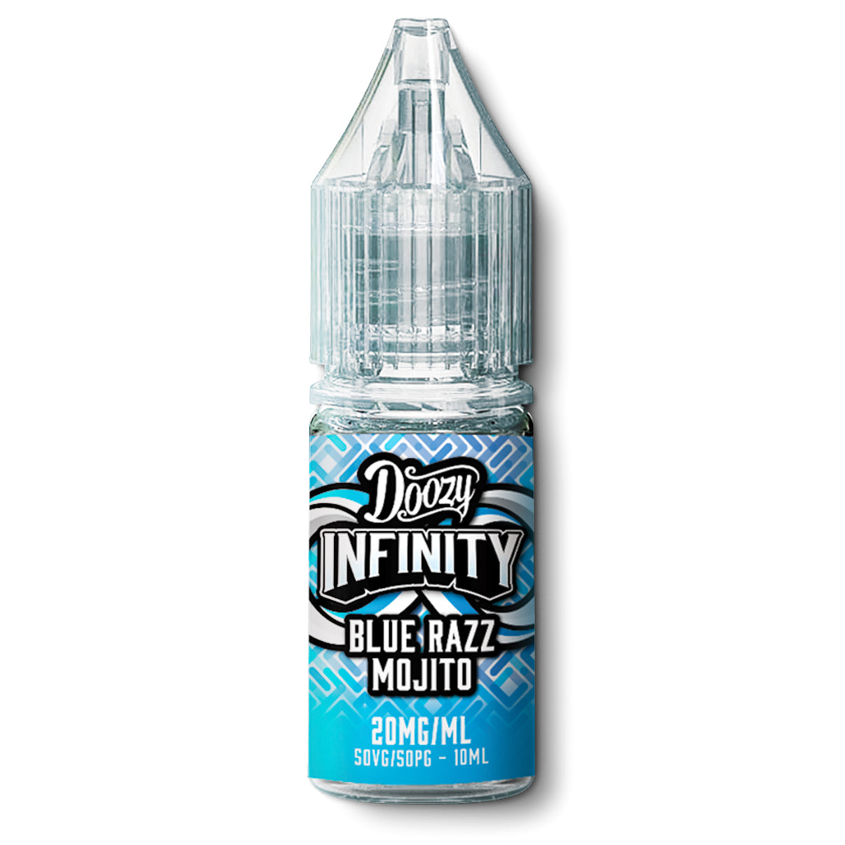 Doozy Infinity Salts Blue Razz Mojito vape juice bottle