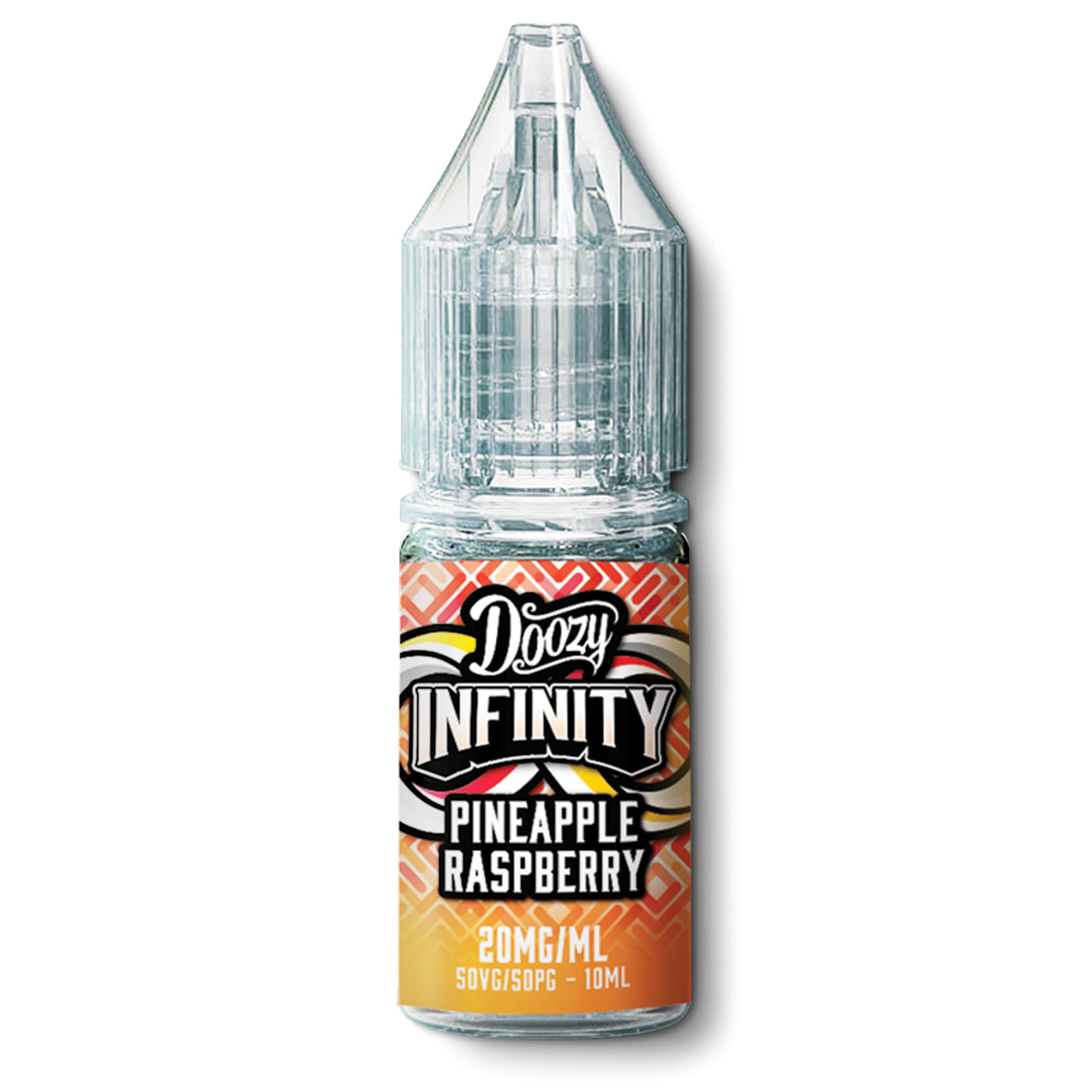 Doozy Infinity Salts Pineapple Raspberry vape juice bottle