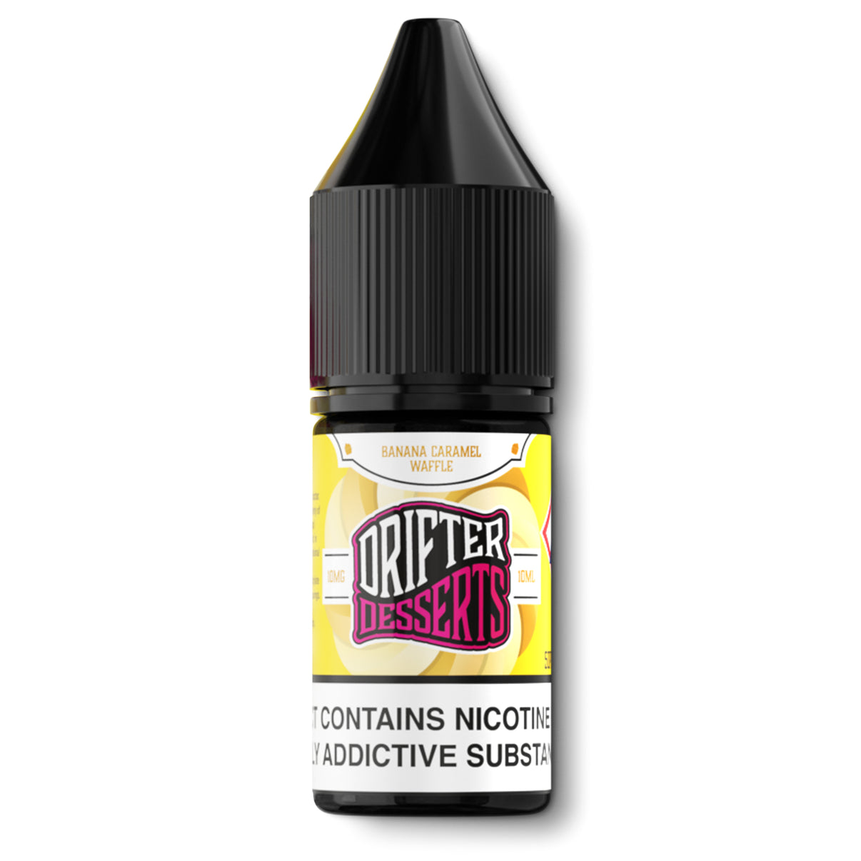 Drifter Desserts 10ml salts banana caramel waffle flavour