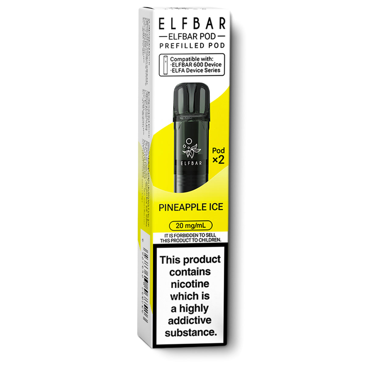 Elf Bar 600 Pods Pineapple Ice