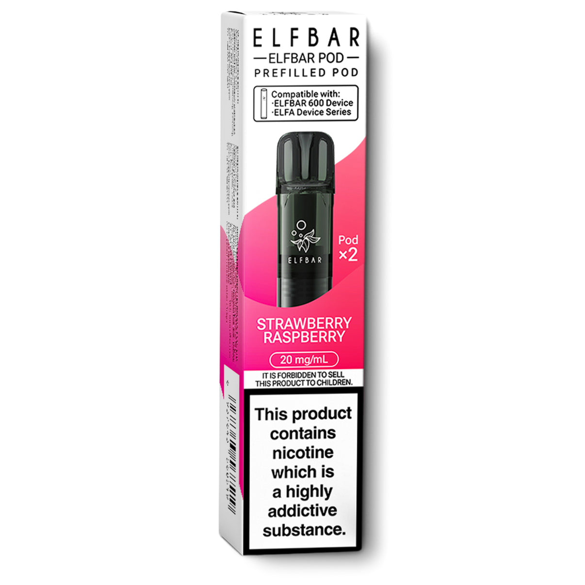 Elf Bar 600 Pods Strawberry Raspberry
