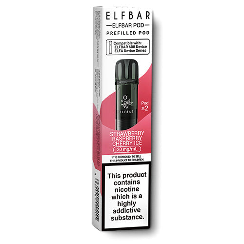 Elfbar 600 Strawberry Raspberry Cherry Ice