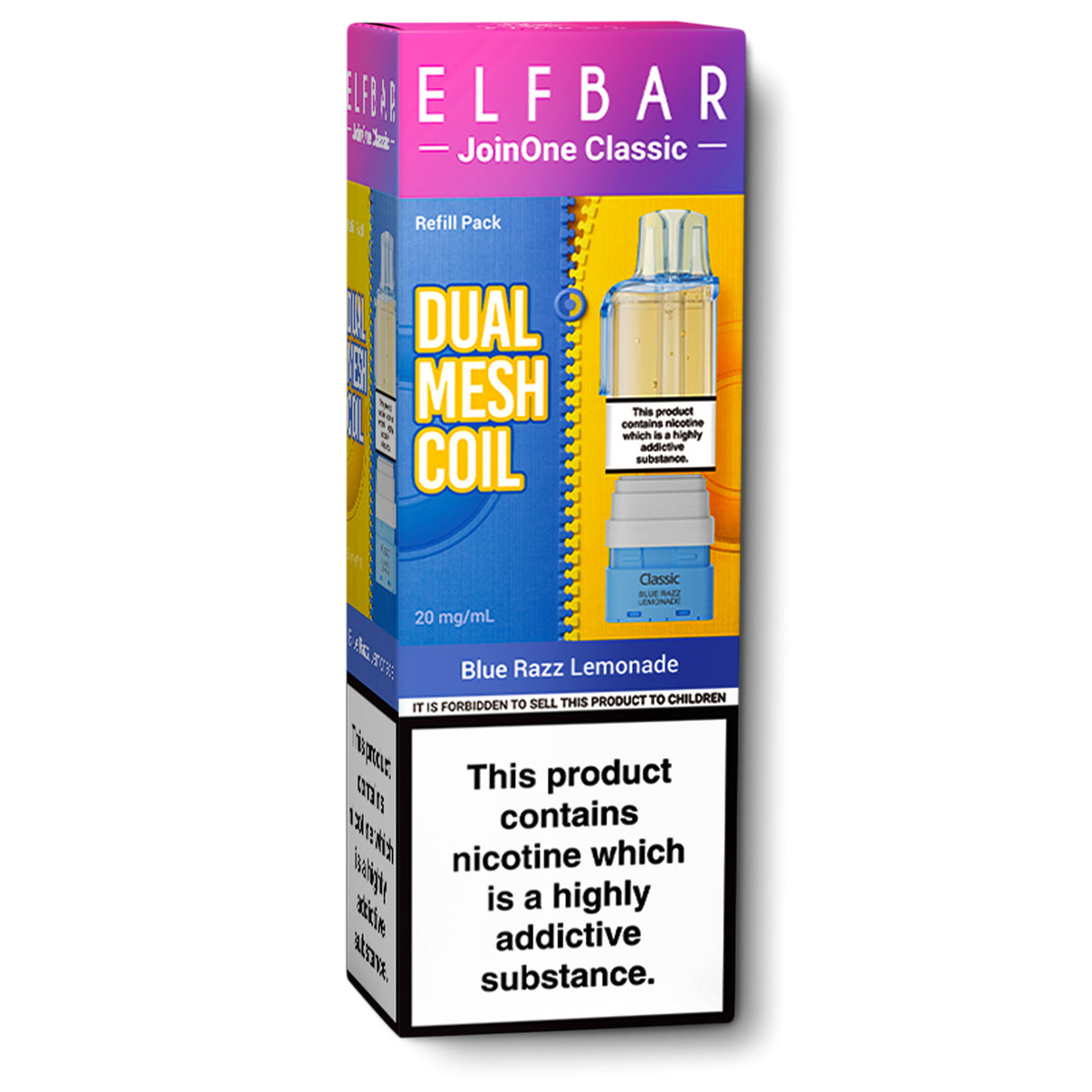Elfbar JoinOne15 refill pods blue razz lemonade flavour