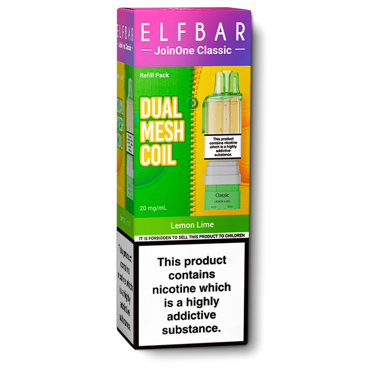 Elfbar JoinOne15 refill pods lemon lime flavour