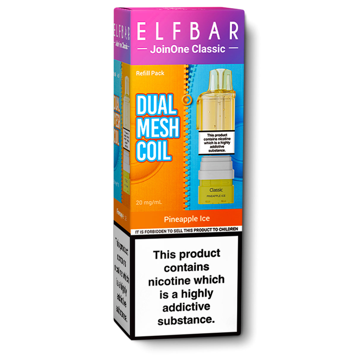 Elfbar JoinOne15 refill pods pineapple ice flavour
