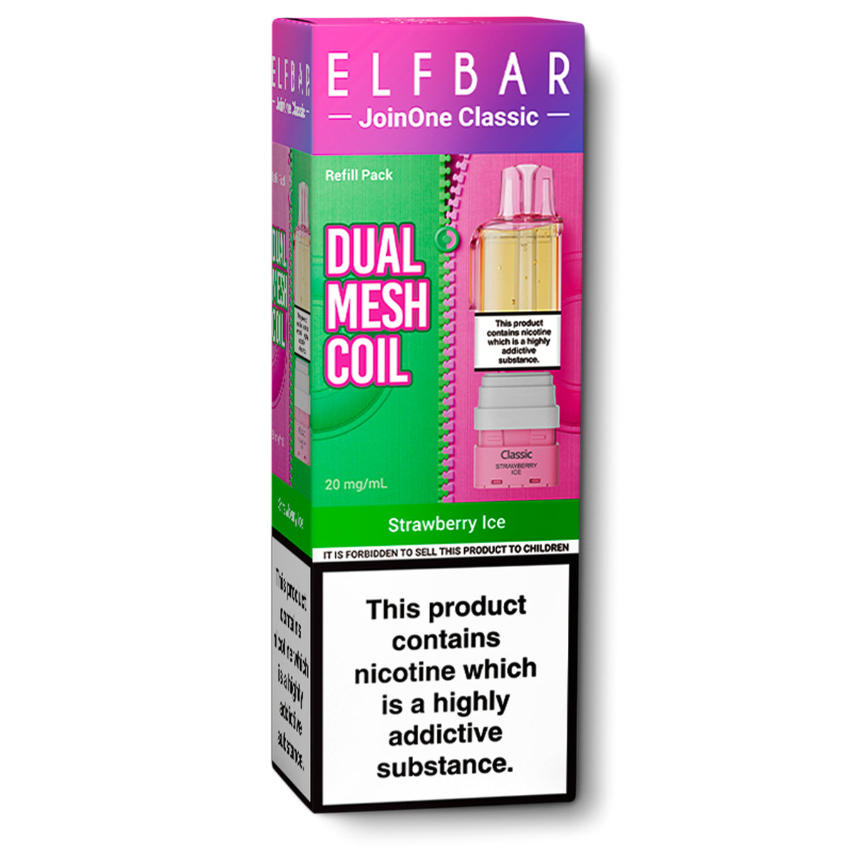 Elfbar JoinOne15 refill pods strawberry ice flavour