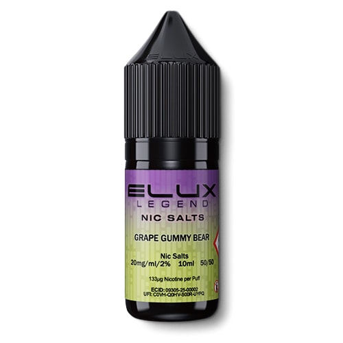 Elux Legend Grape Gummy Bear Salts