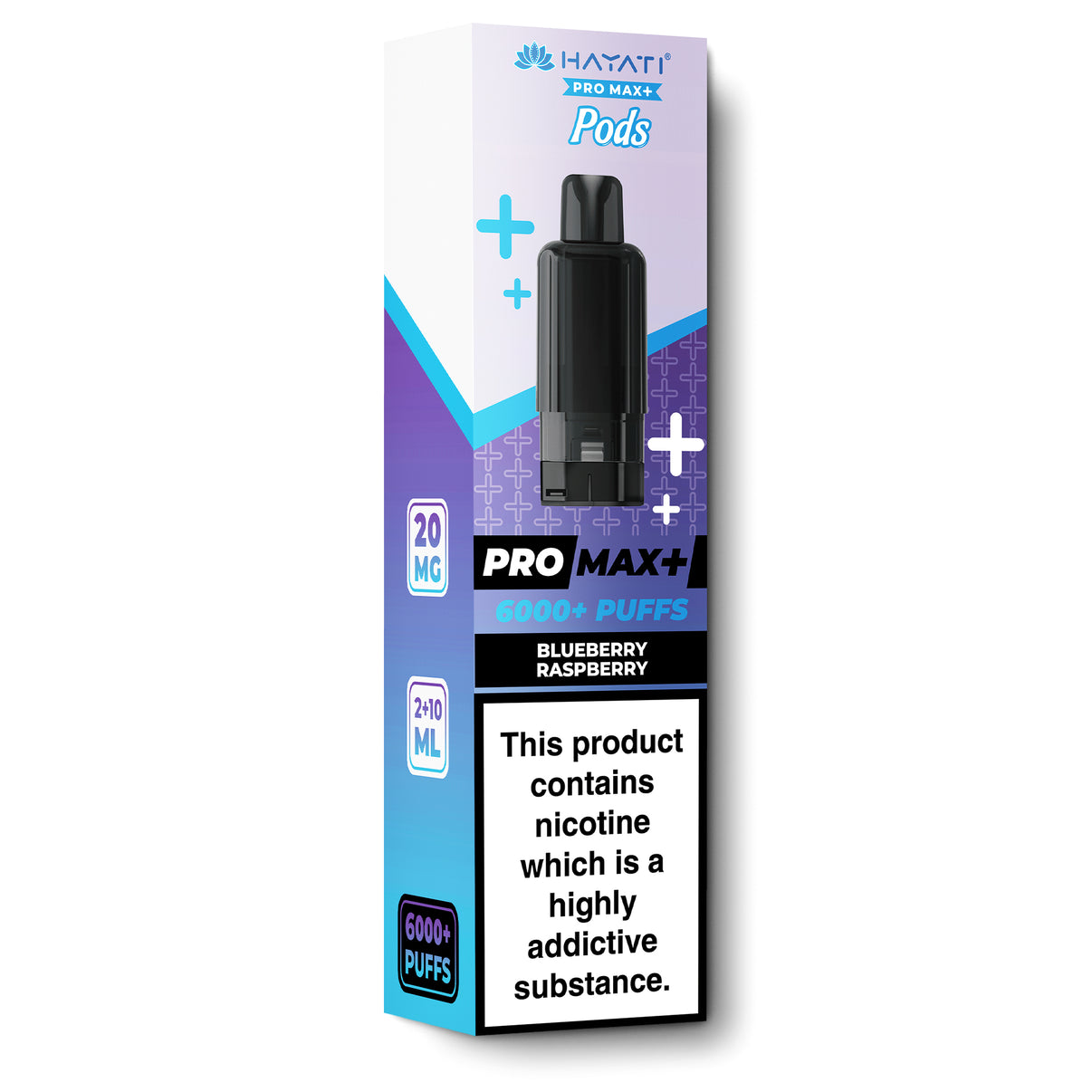 Hayati Pro Max + prefilled pods blueberry raspberry flavour